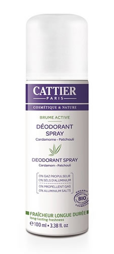 Cattier Deodorant spray cardamom-patchouli bio 100ml